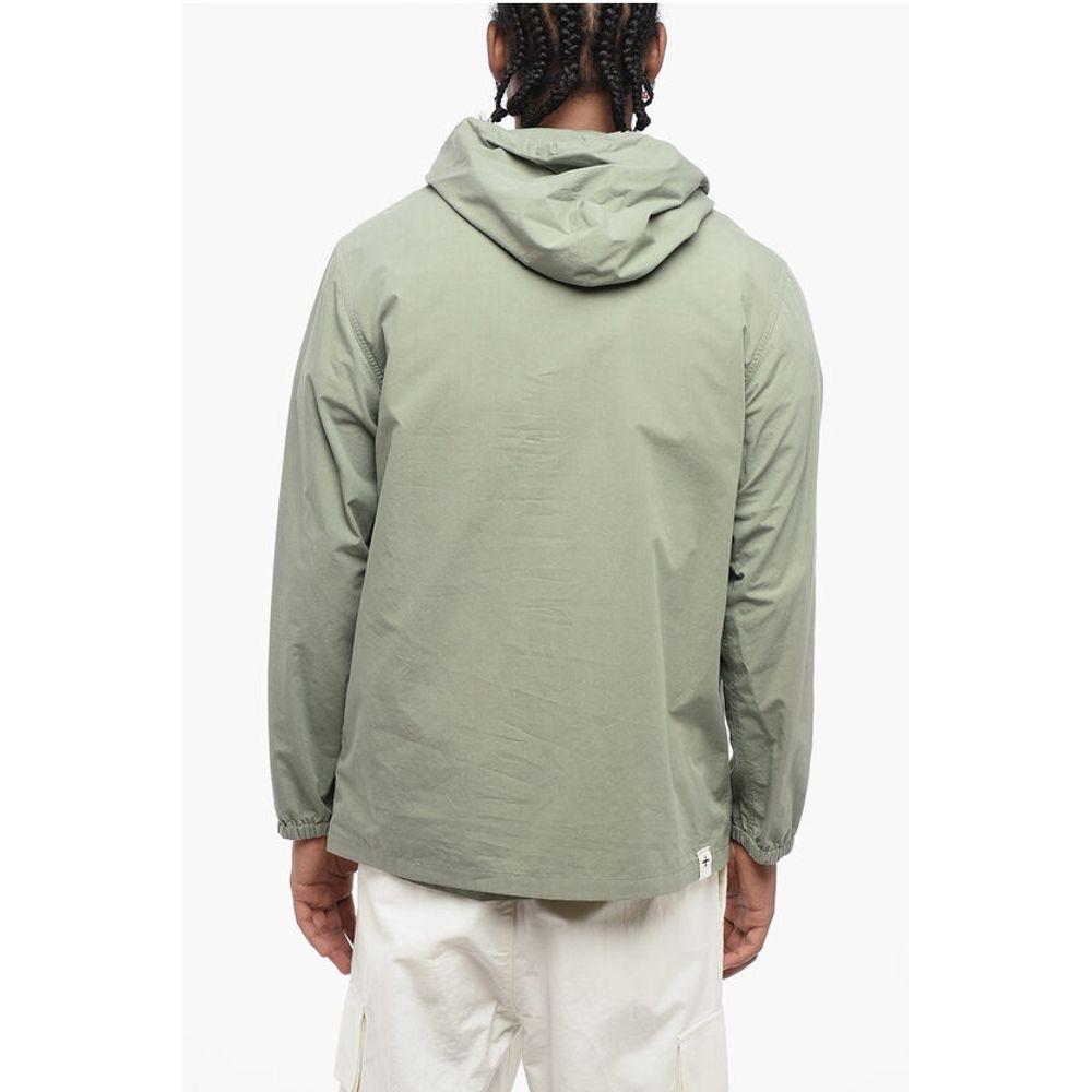 Jil Sander Cotton Saharan Shirt with Men's Hood