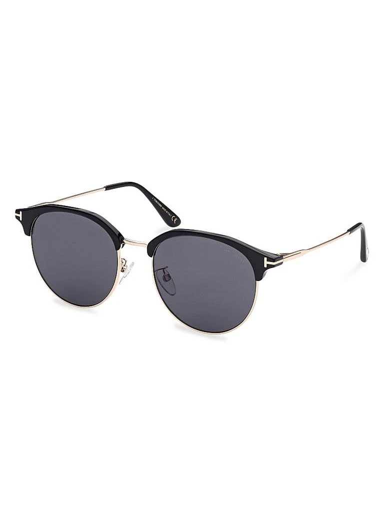 Tom Ford 55MM Clubmaster Round Sunglasses 1
