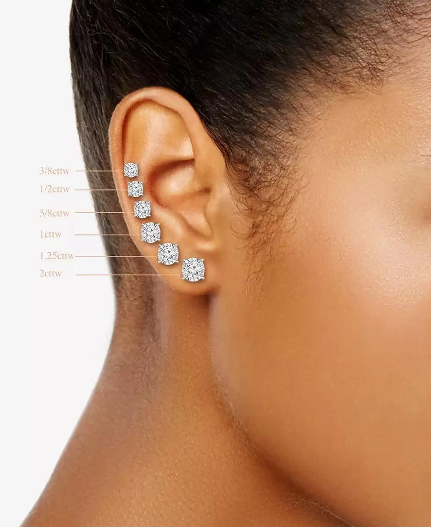 TruMiracle Diamond Stud Earrings (1/2 ct. t.w.) in 14k Gold 5