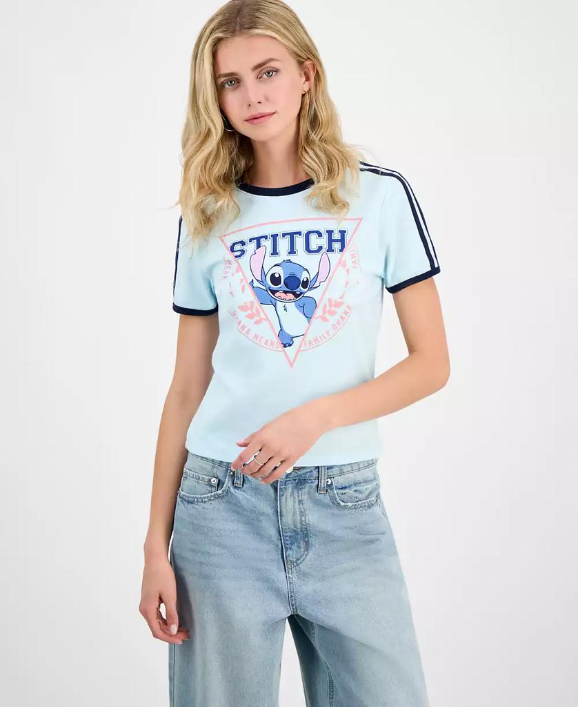 Disney Juniors' Stitch Graphic Print T-Shirt