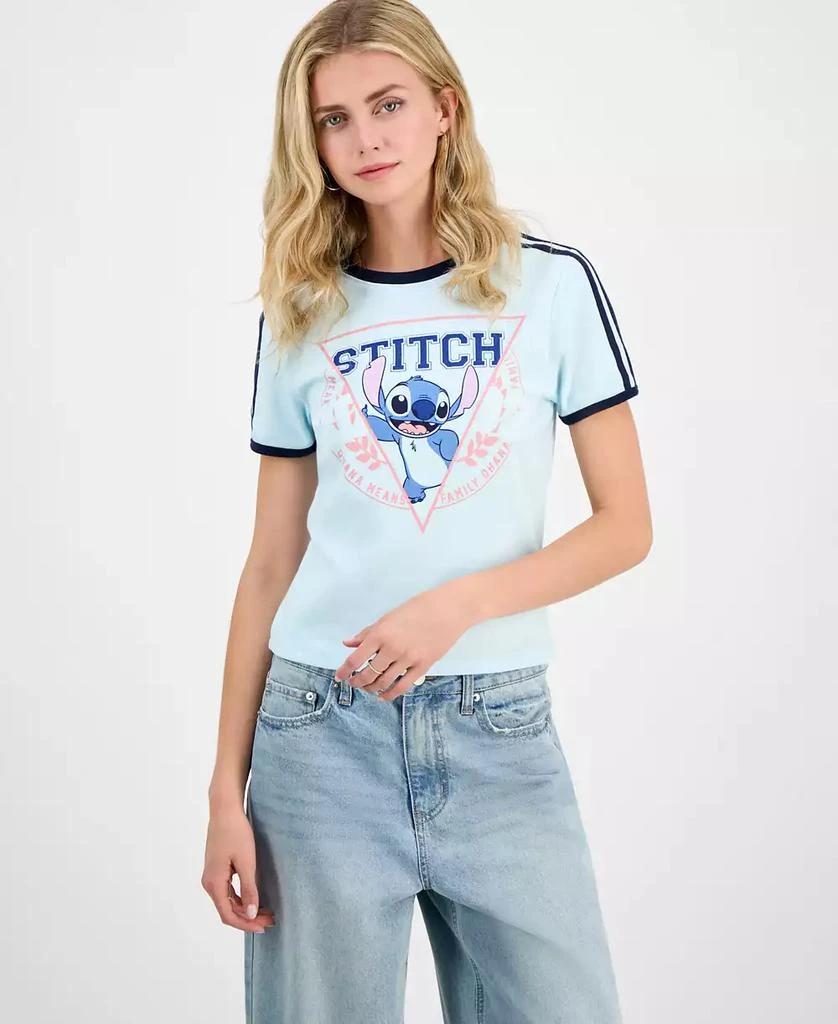 Disney Juniors' Stitch Graphic Print T-Shirt 1