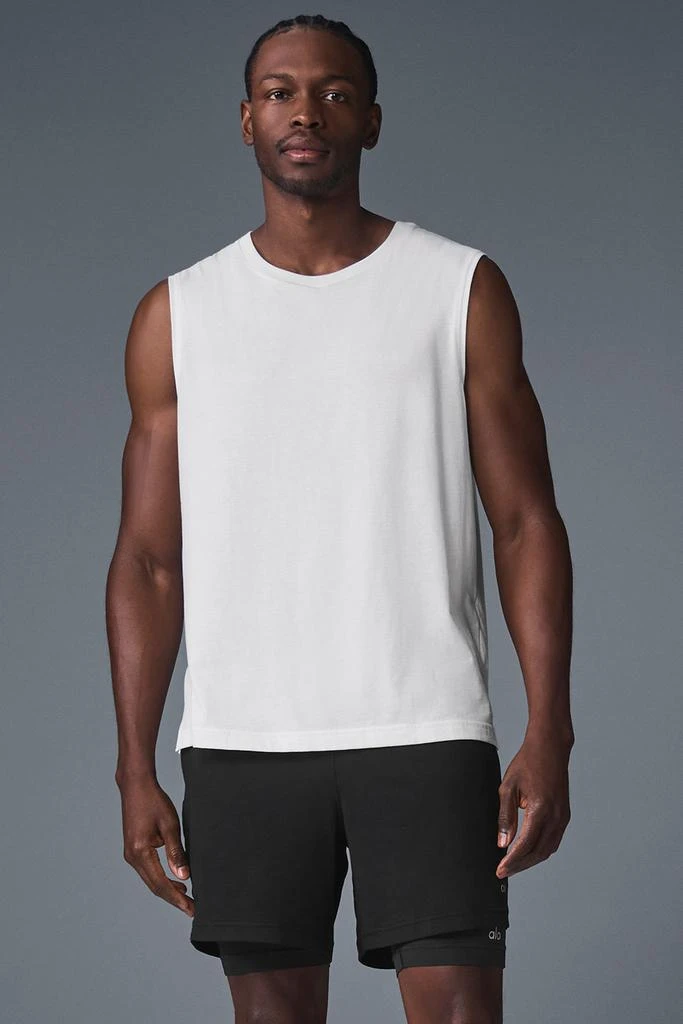 Alo Yoga The Triumph Muscle Tank - White 1