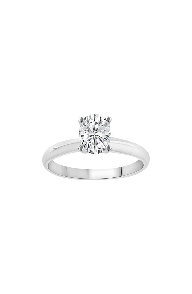 Badgley Mischka Oval Cut Lab Created Diamond Engagement Ring - 1.00 ctw 3