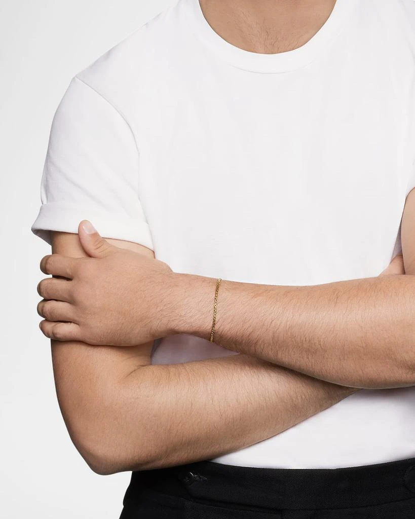 David Yurman Men
s Box Chain Bracelet in 18K Gold, 2.7mm 2