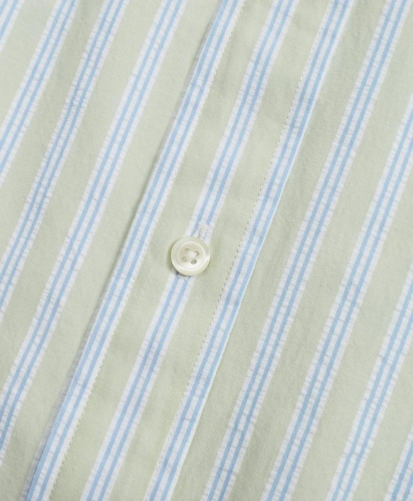 Brooks Brothers Regent Regular-Fit Sport Shirt, BB#1 Stripe Seersucker 4