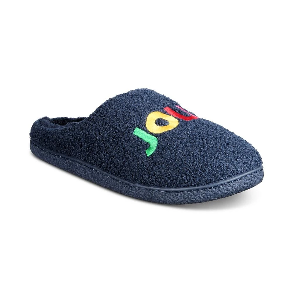 Family Pajamas Men's Jolly Closed-Toe Slippers, Created for Macy's 1