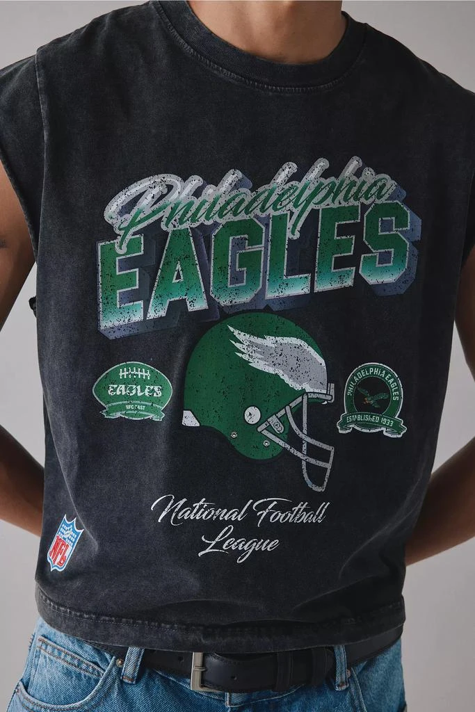 Pro Standard Pro Standard UO Exclusive NFL Team Logo Washed Cutoff Muscle Tee 3