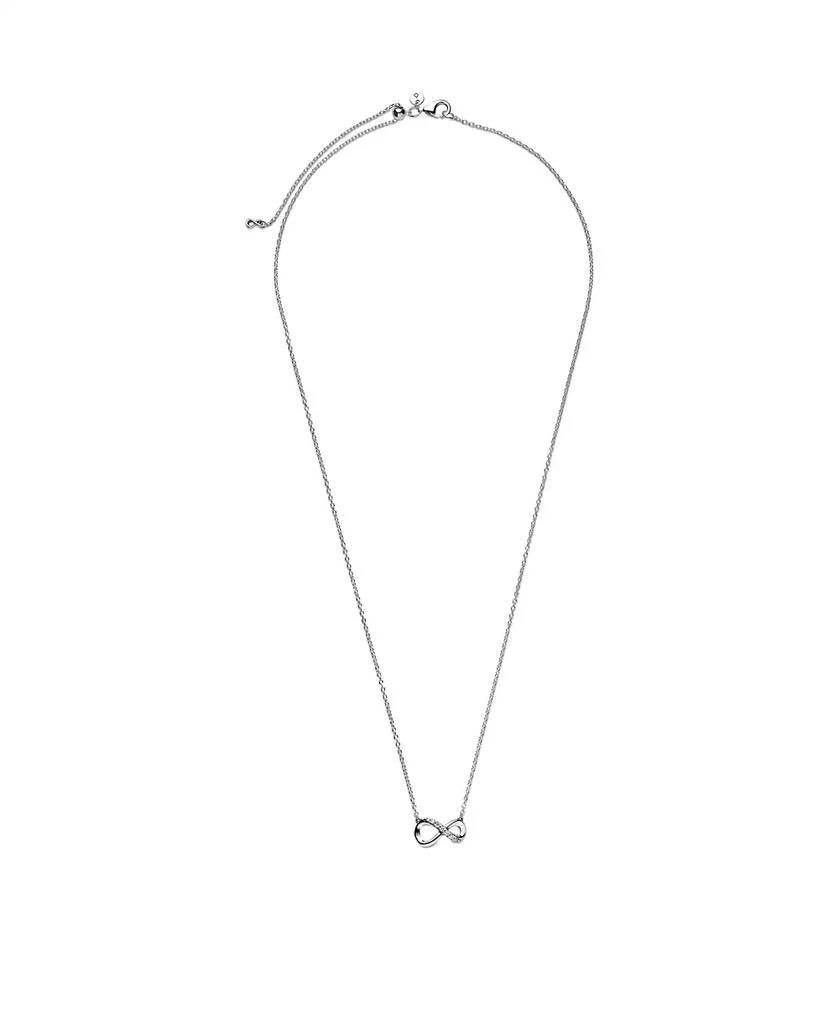 PANDORA Moments Sterling Sparkling Cubic Zirconia Infinity Collier Necklace 3