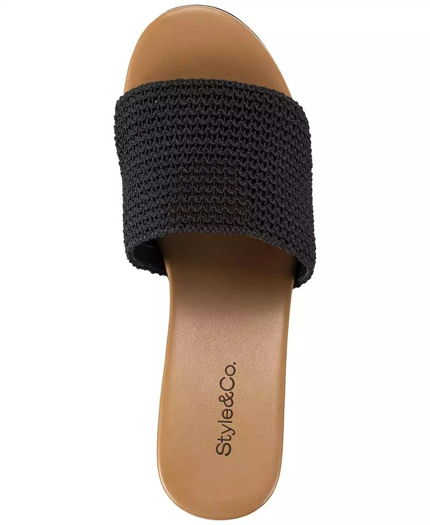 Style & Co Women's Aimee Knit Wedge Sandals, Created for Macy's 3