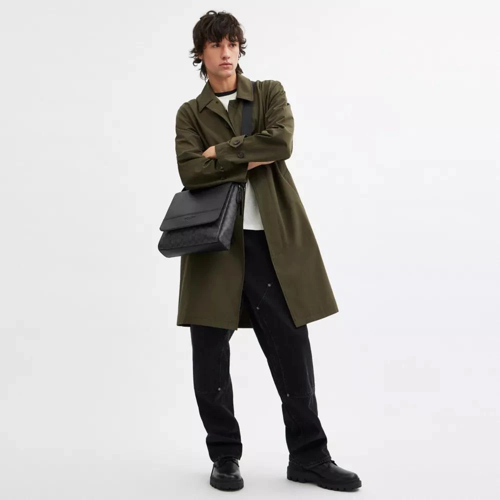 Coach Houston Map Bag In Signature Canvas 2