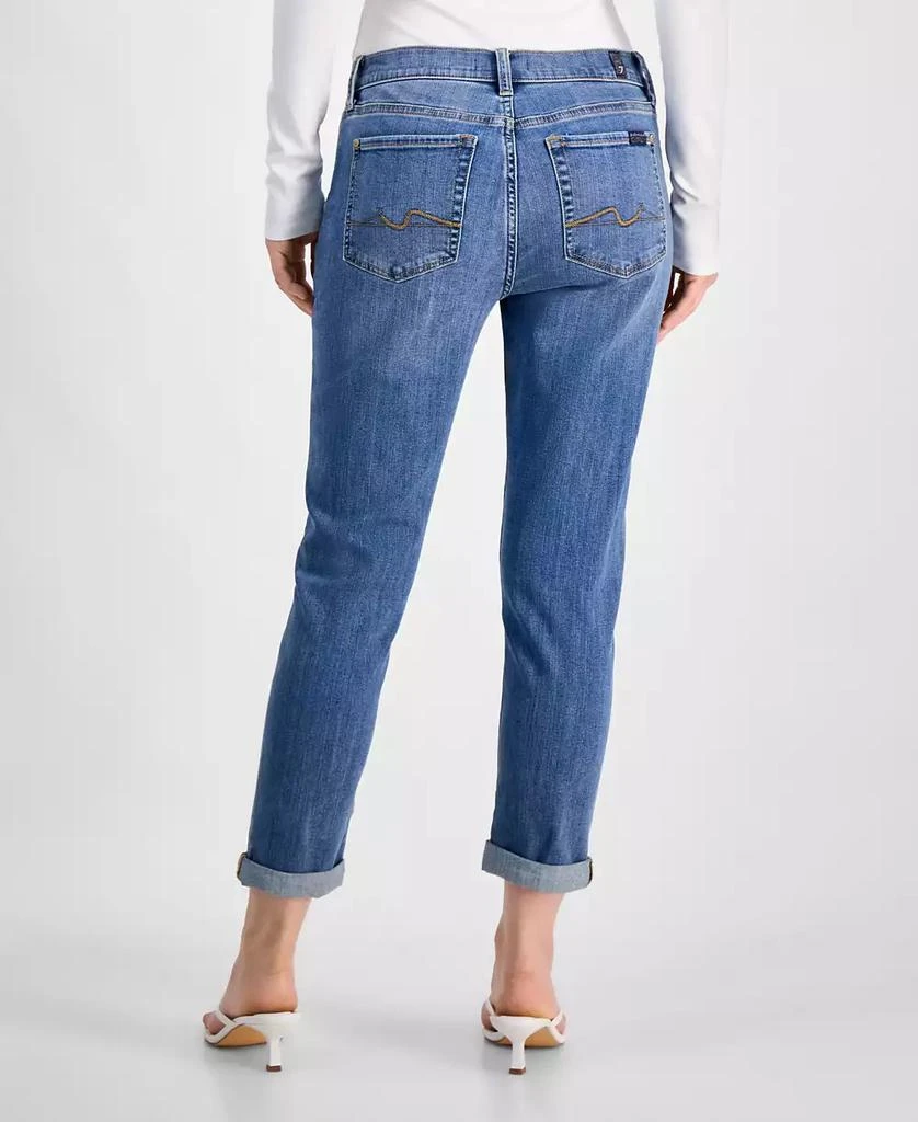 7 For All Mankind Women's Josefina Cuffed Skinny Jeans 4