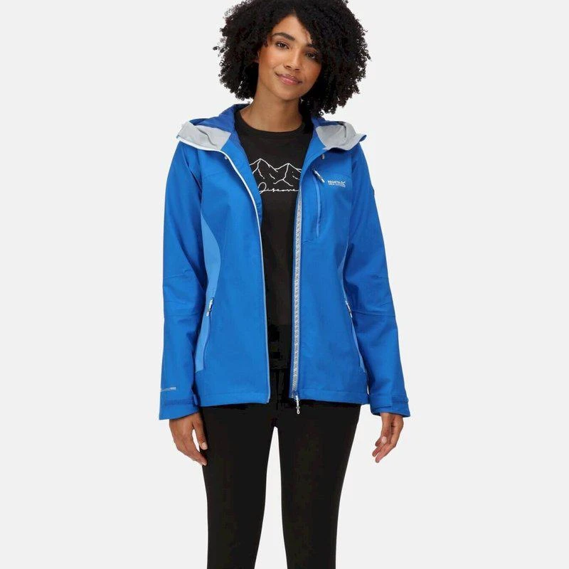 Regatta Womens/Ladies Highton Stretch III Waterproof Jacket Lapis Blue/Sonic Blue 1