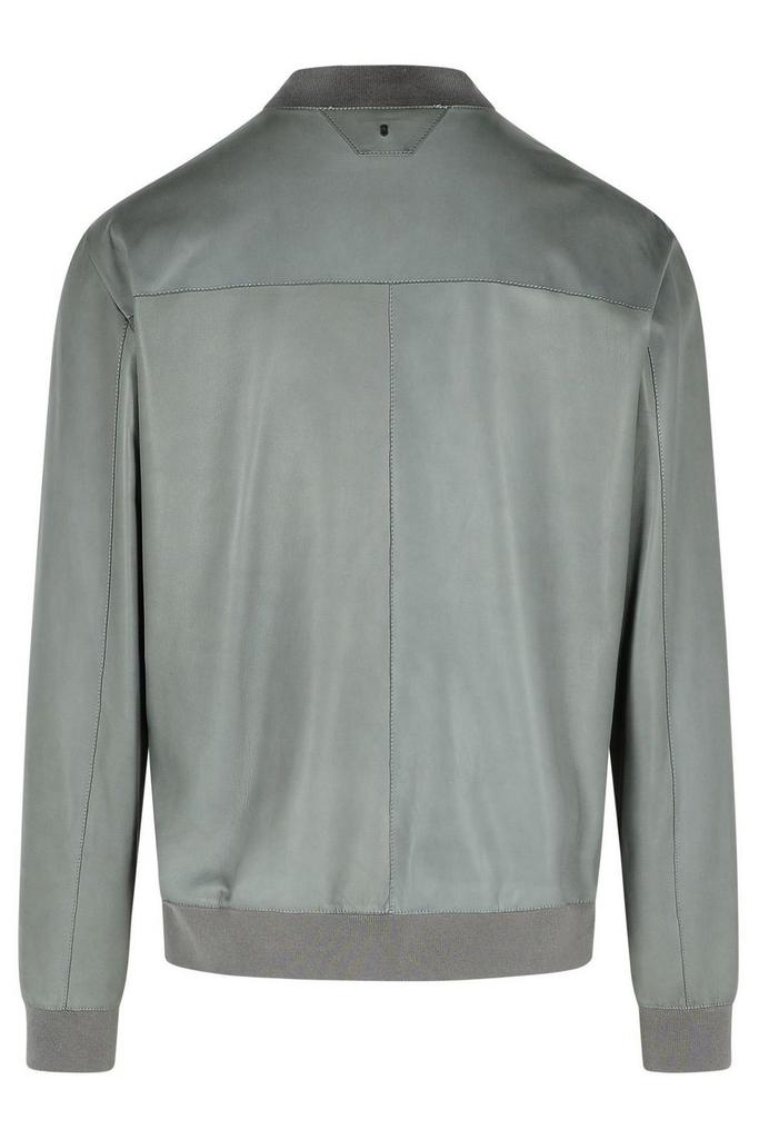 Salvatore Santoro Salvatore Santoro Zip-Up Leather Bomber Jacket