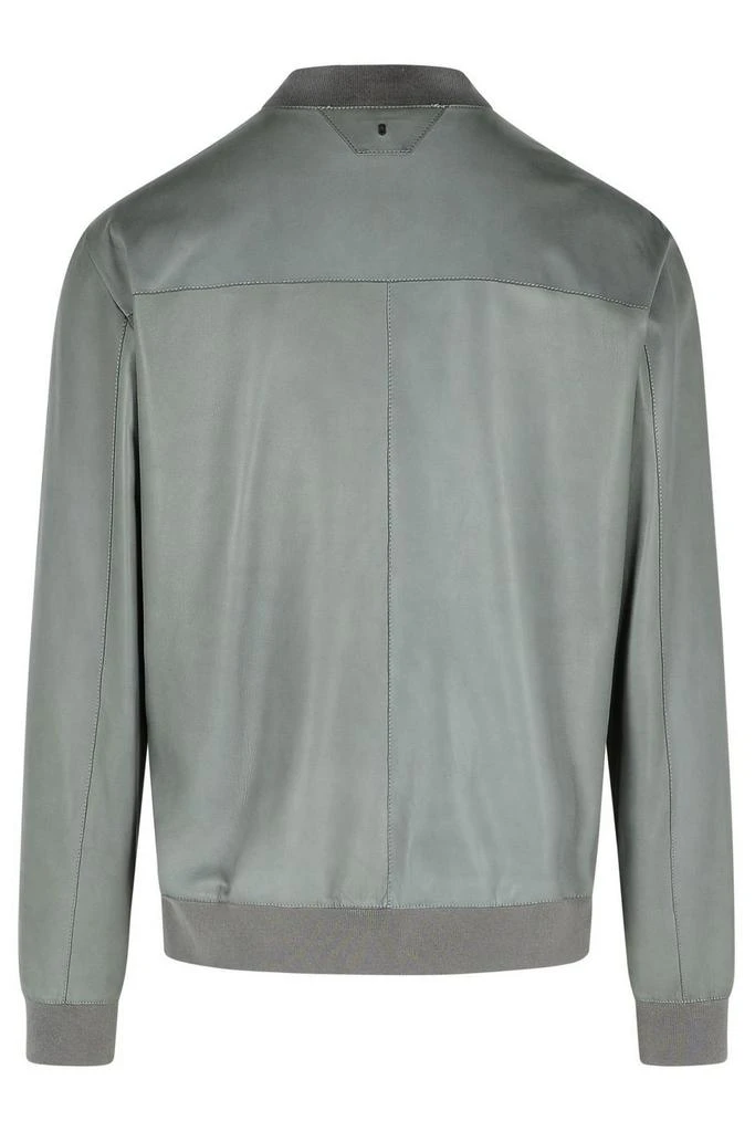 Salvatore Santoro Salvatore Santoro Zip-Up Leather Bomber Jacket 2