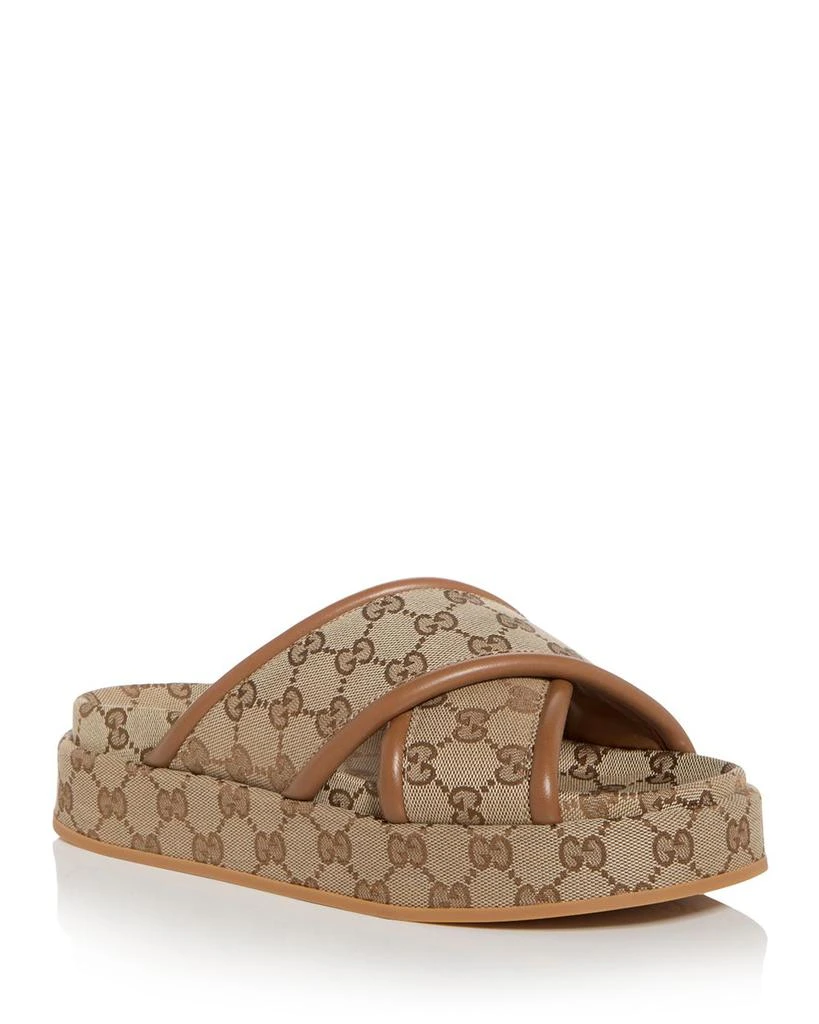 Gucci Women's GG Platform Slide Sandals 1