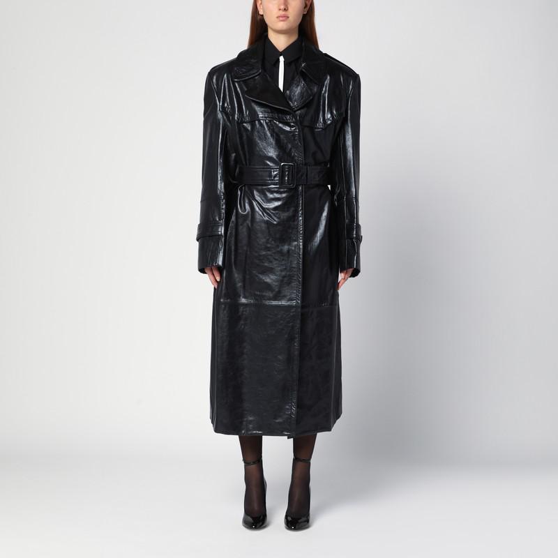 【MAX MARA Sportmax 】Leather Coats Max Mara Sportmax Leather trench coat - Jackets - BeyondStyle