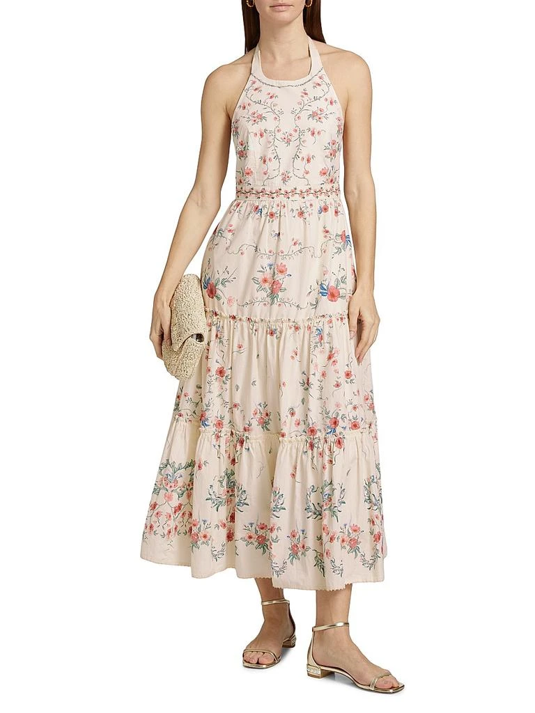 Agua by Agua Bendita Consuelo Mosqueta Floral Midi-Dress 2