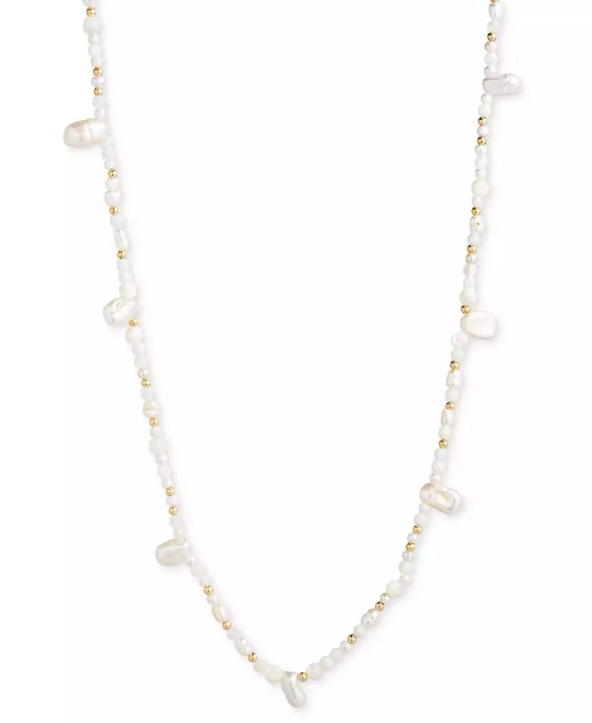 Ralph Lauren Gold-Tone Beaded Strand Necklace, 32" + 3" extender 1