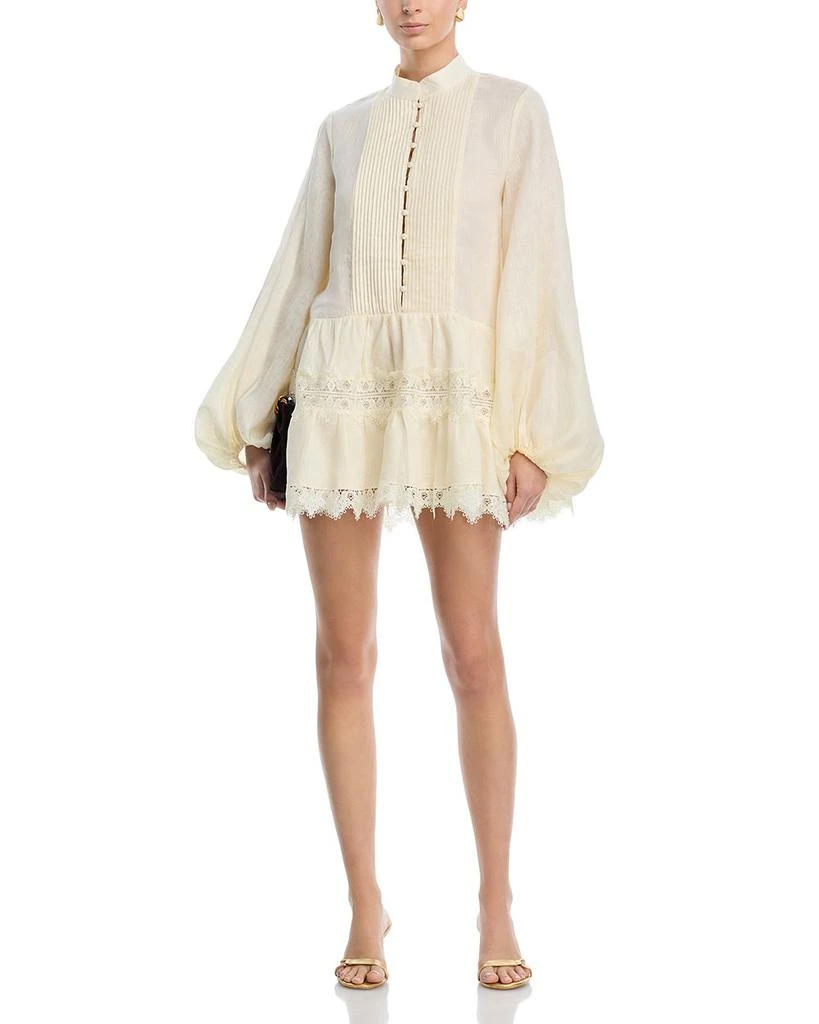 chinese dress ladies Antonia Lace Trim Mini Dress  Hemline Sandestin
