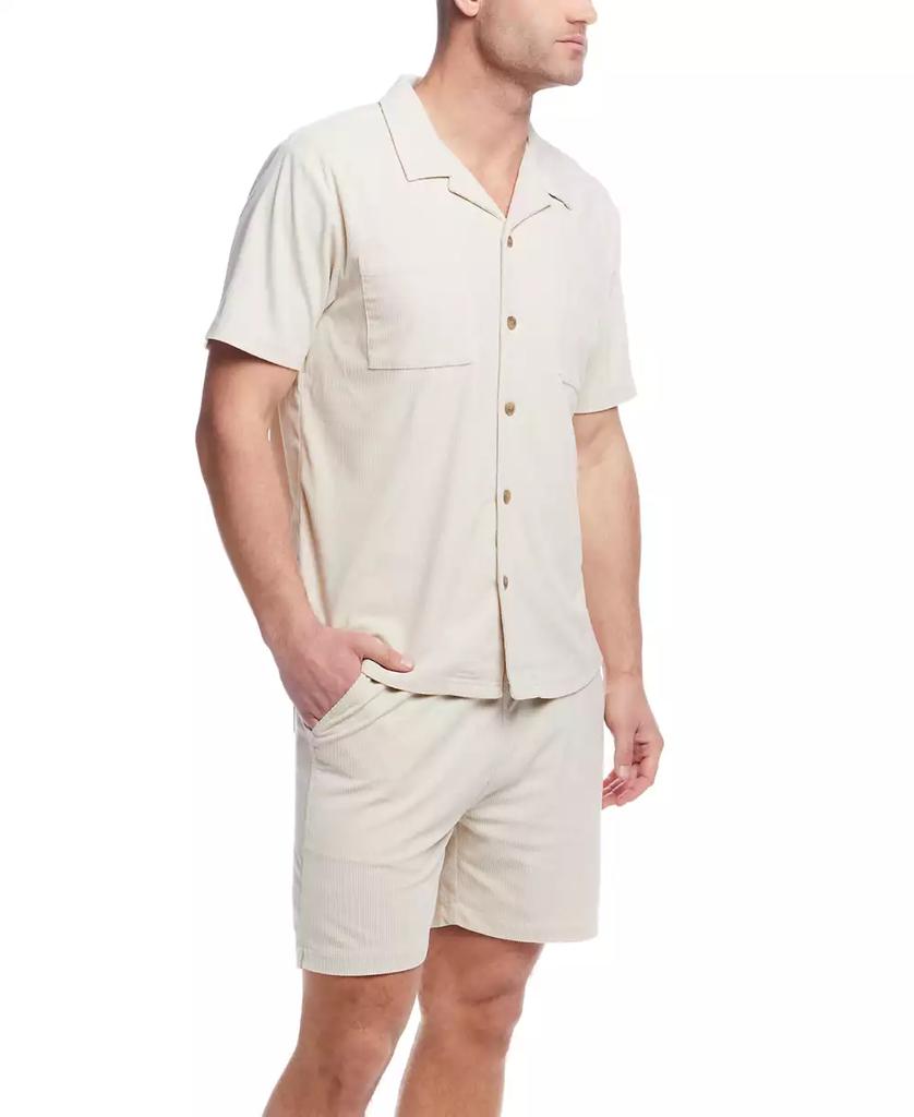 Weatherproof Vintage Men's Regular-Fit Button-Down Corduroy Camp Shirt