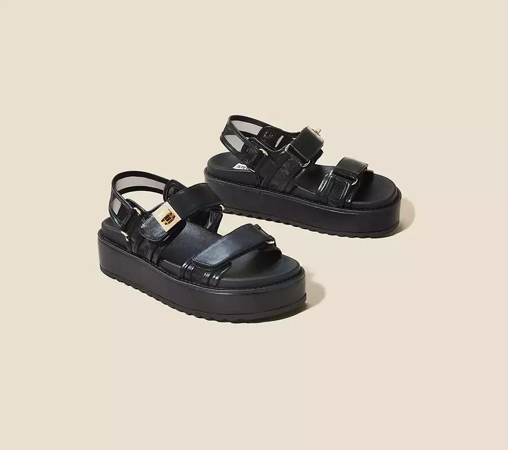 Steve Madden Women's Bigmona Platform Footbed Sandals 9