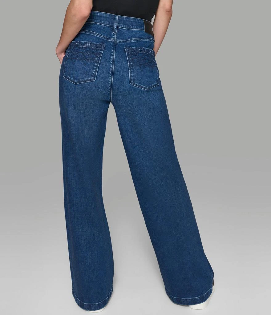 Karl Lagerfeld Paris SAILOR BUTTON STRAIGHT LEG DENIM 2