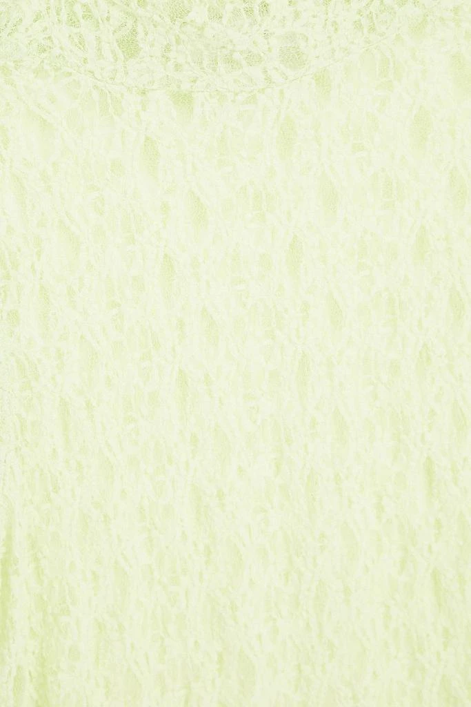 FRAME Stretch-lace turtleneck top 4