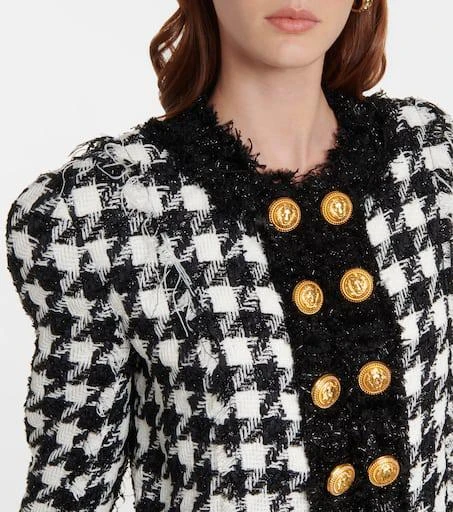 Balmain Houndstooth tweed jacket 4