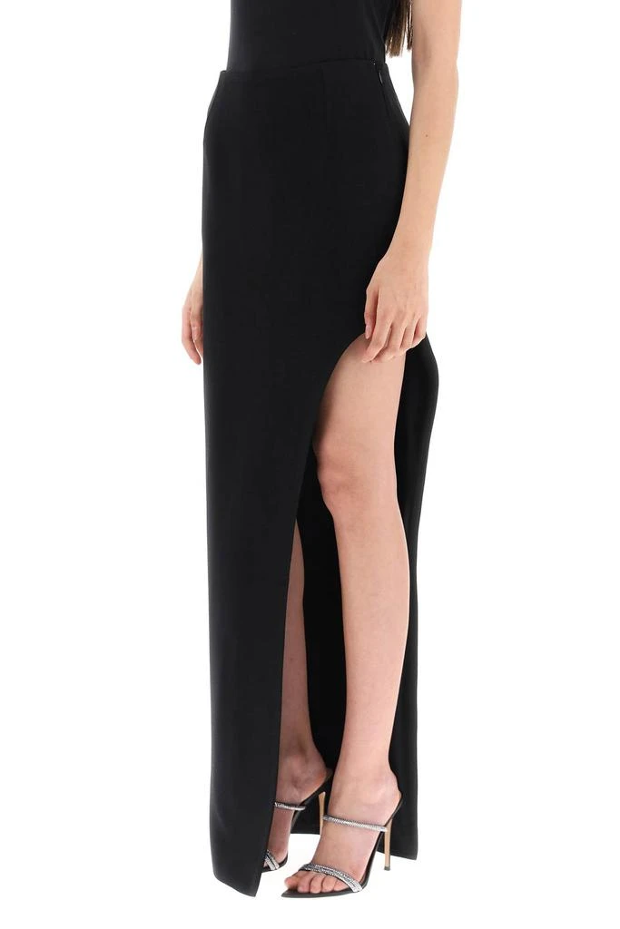 MVP WARDROBE 'plaza' skirt with asymmetrical hem 4