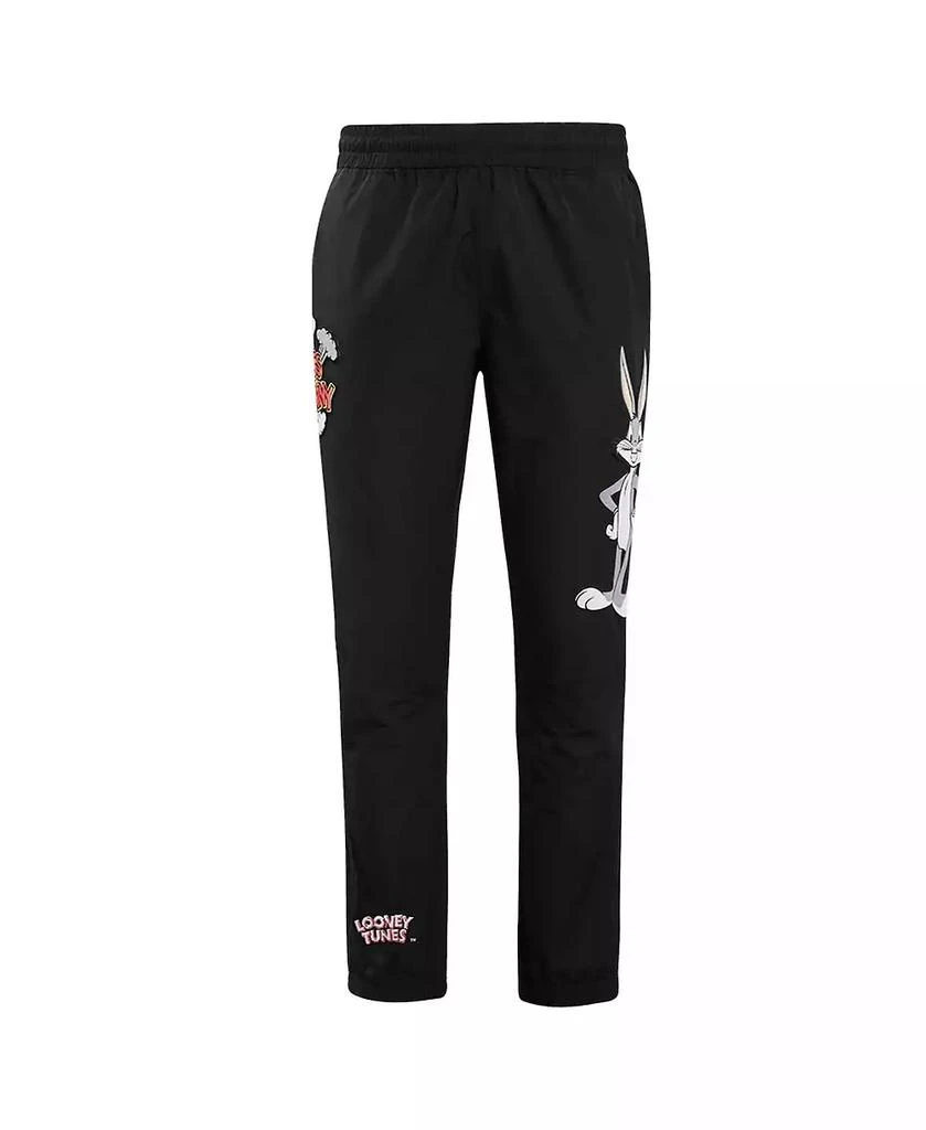 Freeze Max Men's Black Looney Tunes Bugs Bunny Upside Down Joggers 3