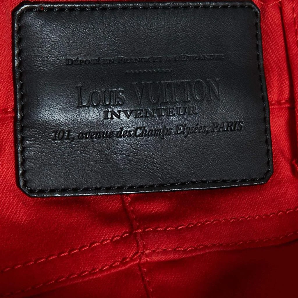 Louis Vuitton Louis Vuitton Red Cotton Zip Detail Pants M 6