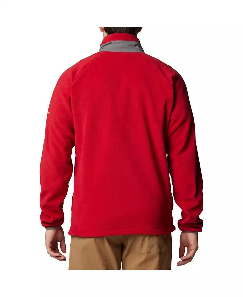 Columbia Men's Crimson Alabama Crimson Tide Flanker IV Fleece Raglan Full-Zip Jacket 2