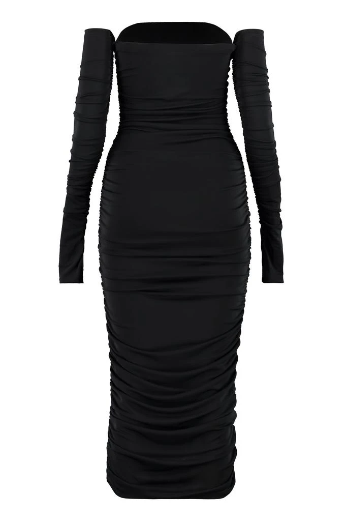 THE ANDAMANE DRAPED JERSEY DRESS 2