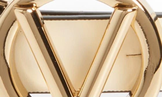 Mario Valentino Giusy Baby Logo Buckle Leather Belt 3