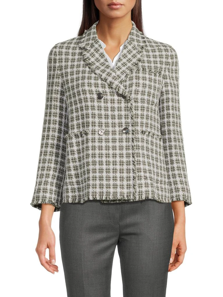 Thom Browne   ​Cropped Sack Patch Pocket Sport Coat 1