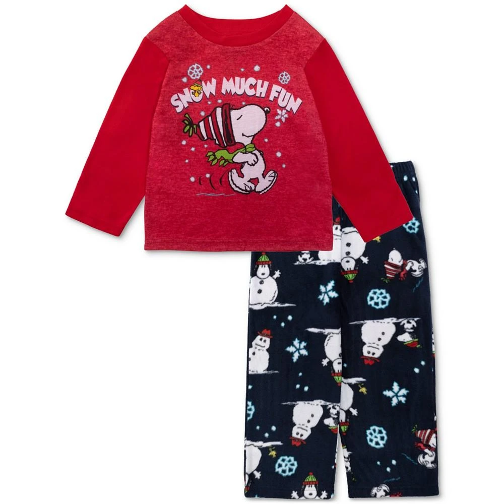 Briefly Stated Matching Toddler Kids Peanuts Pajamas Set 1