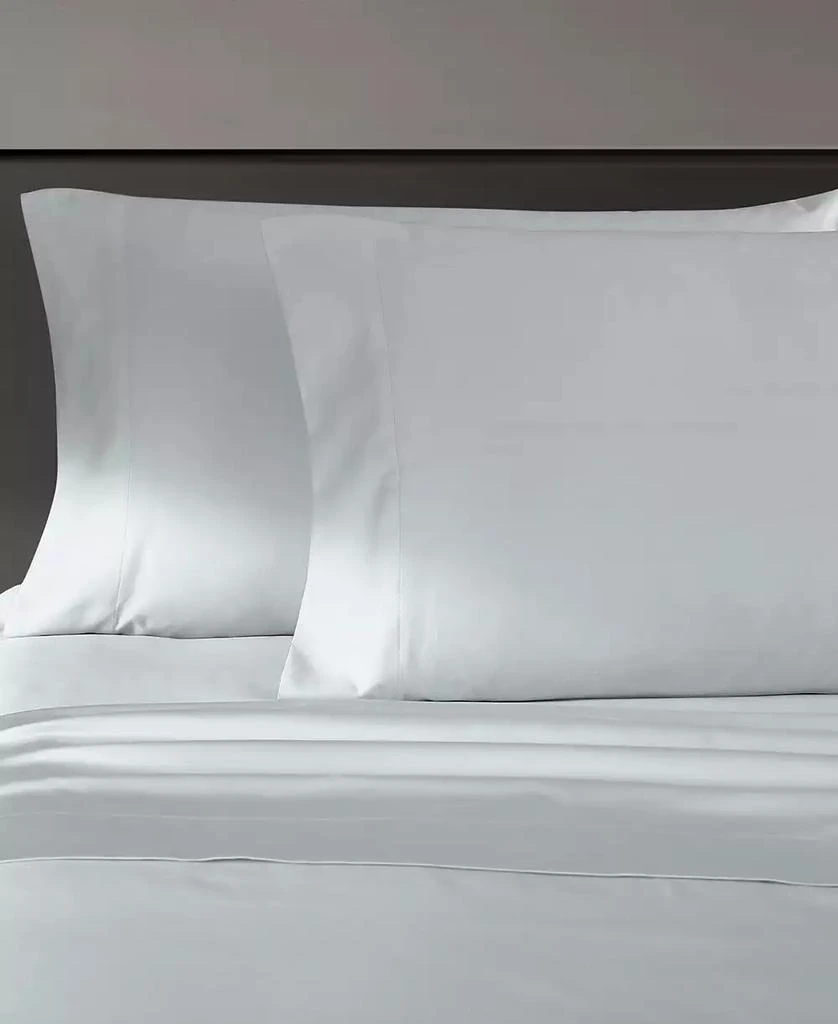 Vera Wang Solid 800 Thread Count Cotton Sateen 4 Piece Sheet Set, Queen 1