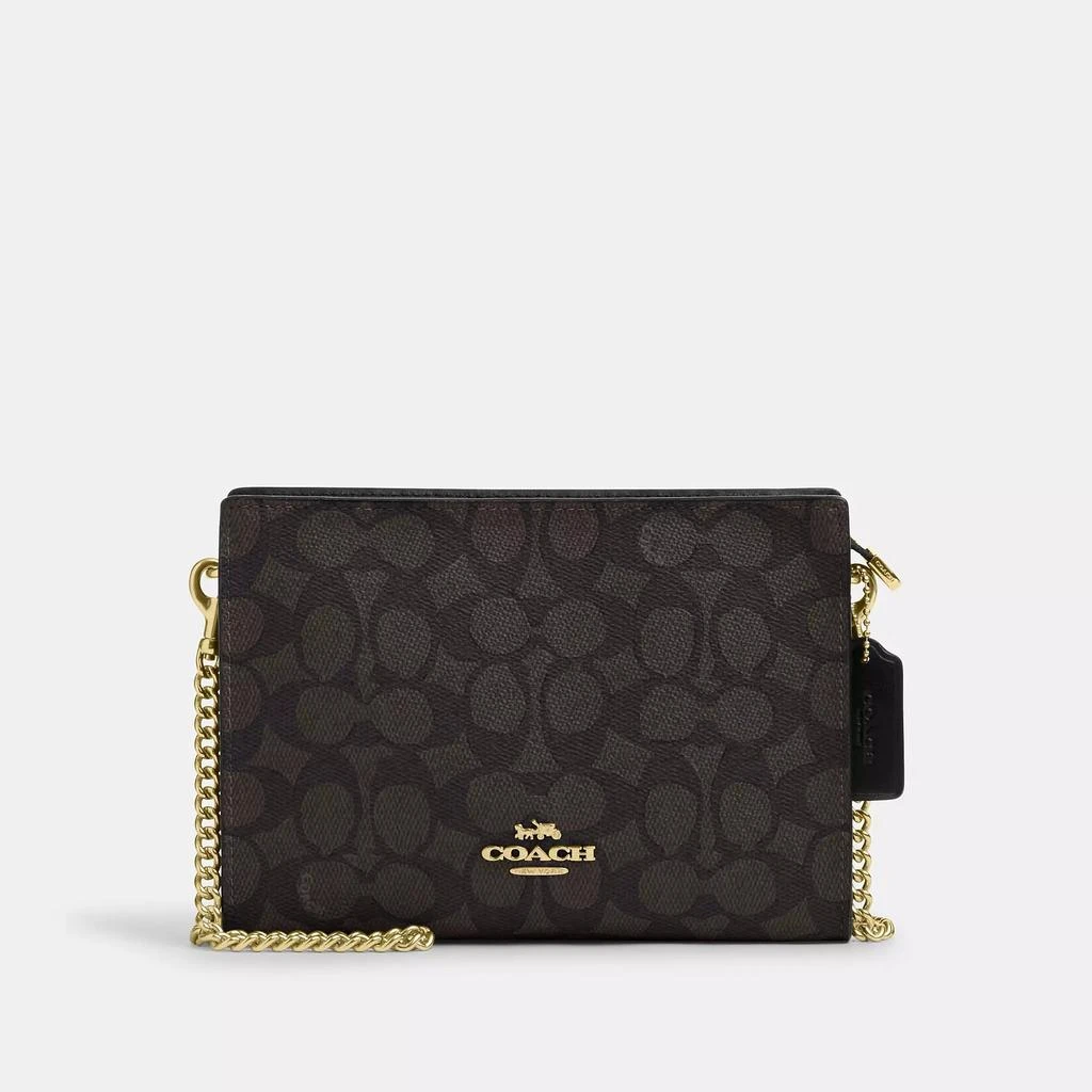 Coach Outlet Slim Crossbody Bag In Signature Canvas 1