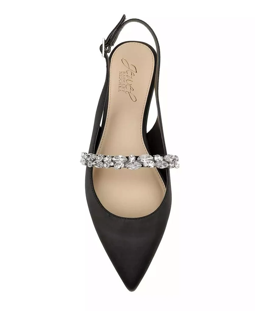 Badgley Mischka Women's Bambi Slingback Evening Flats 4