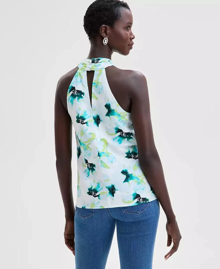 INC International Women's Mock-Neck Halter Top, Exclusively at Macy's 2
