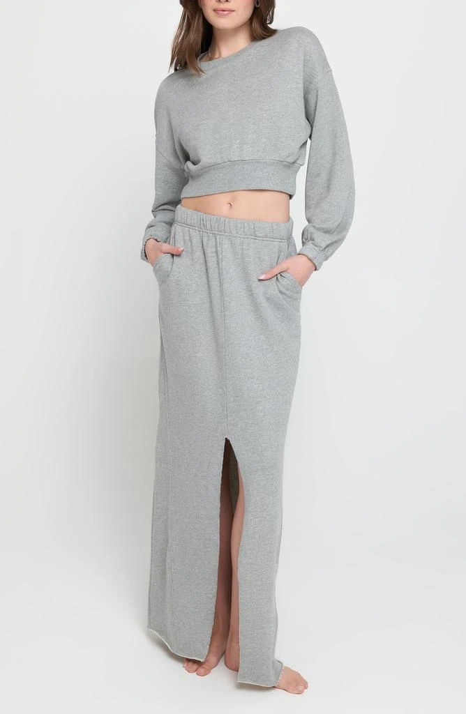 Spiritual Gangster Crop Cotton Crewneck Sweatshirt 4