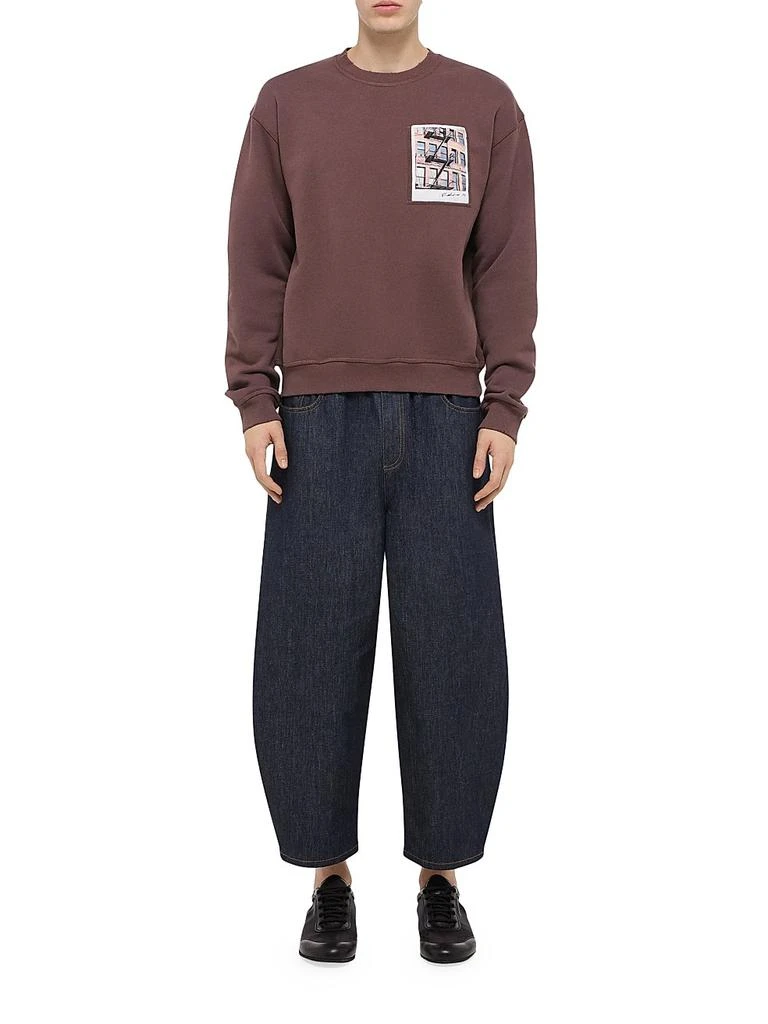 Helmut Lang Postcard Cotton Crewneck Sweatshirt 2