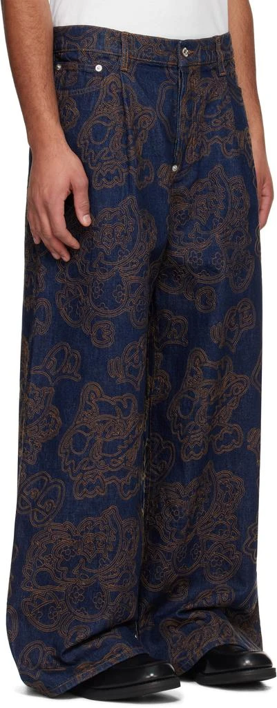 Kenzo Navy Kenzo Paris VERDY Edition Buggy Fit Jeans 2
