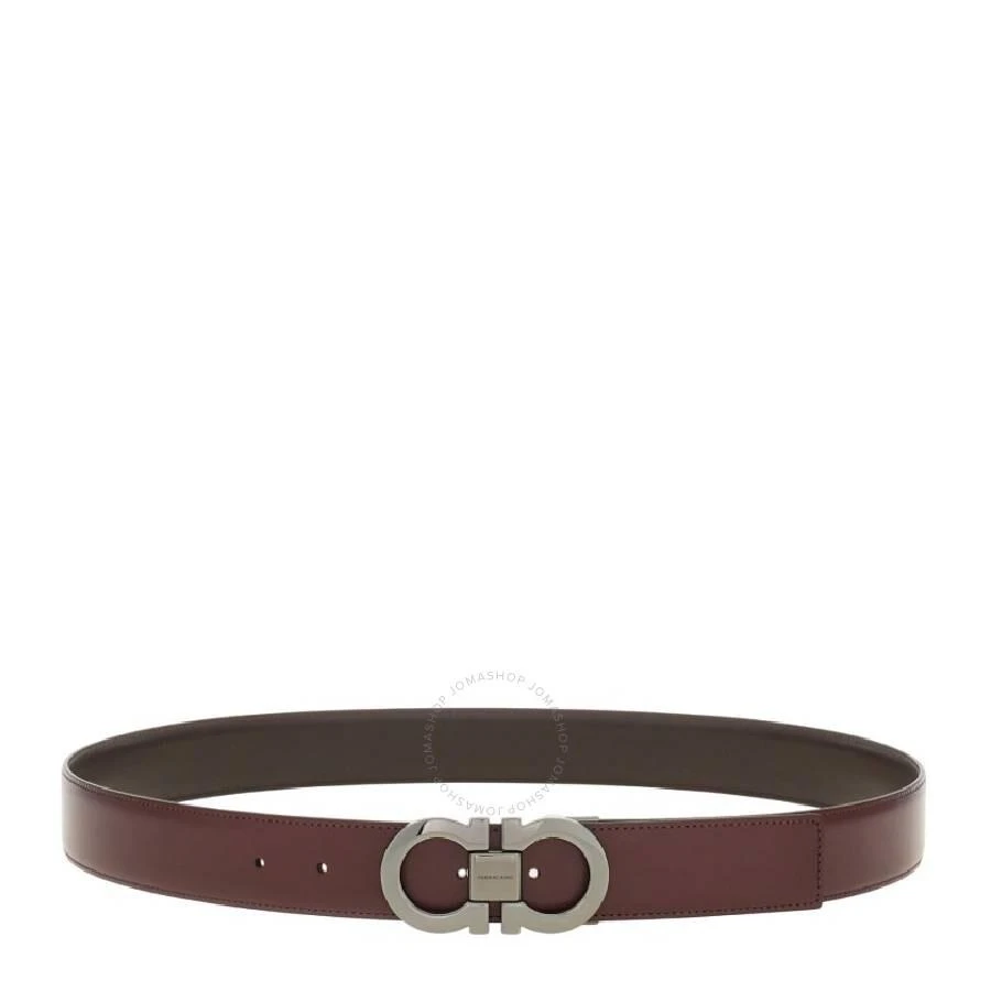 Salvatore Ferragamo Gancini Reversible Leather Belt 1