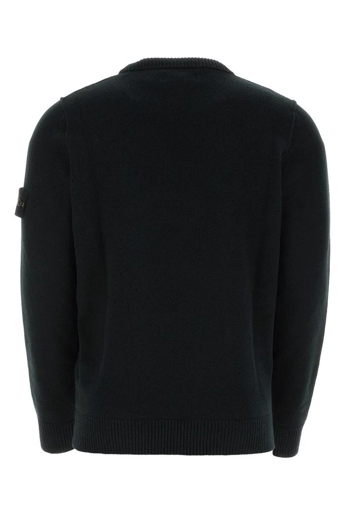 Stone Island Midnight blue wool blend sweater 2