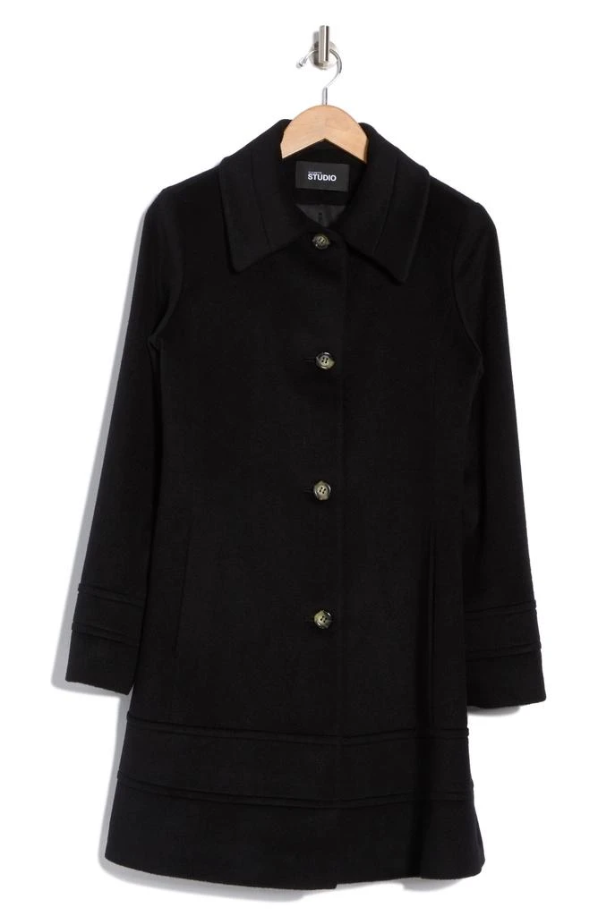 Fleurette Wool Blend Fit & Flare Coat 4