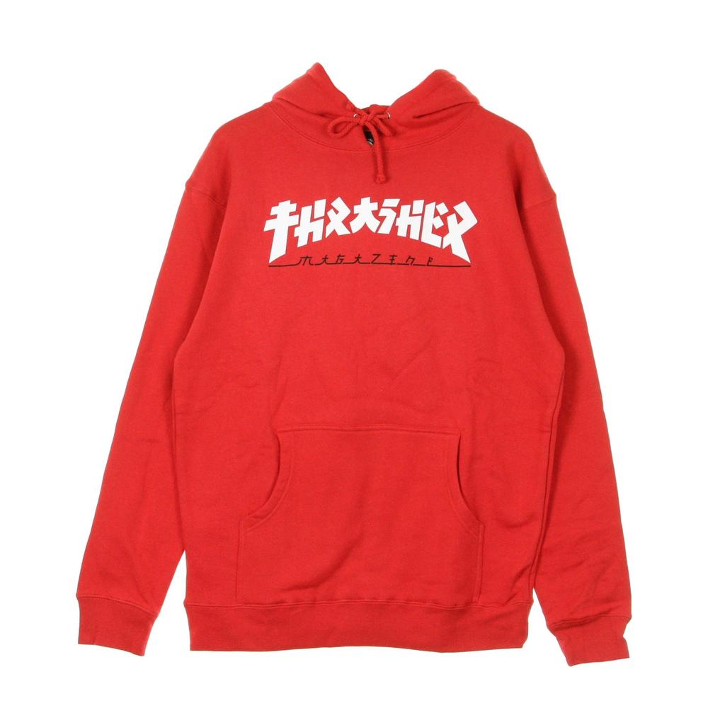Thrasher Men's Hoodie X Godzilla Red/white