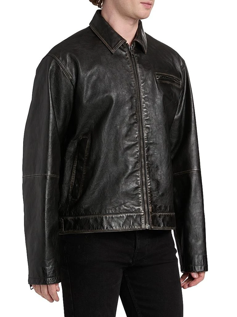 Ksubi Eldorado Collared Leather Jacket 4