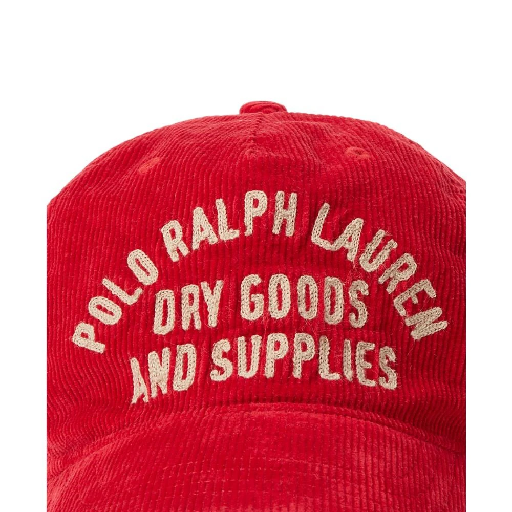 Polo Ralph Lauren Men's Embroidered Corduroy Ball Cap 3