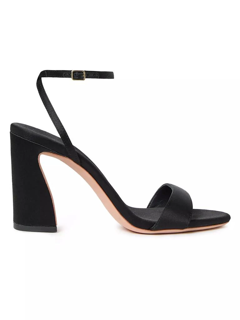 Loeffler Randall Malia 90MM Curved-Heel Satin Sandals 1
